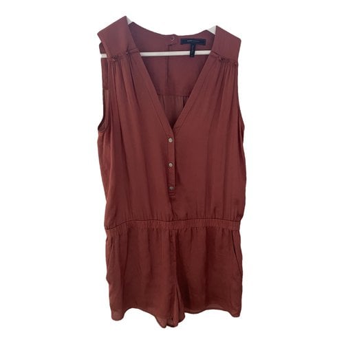 Pre-owned Bcbg Max Azria Jumpsuit In Red
