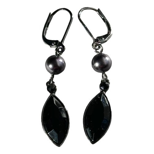 Pre-owned Givenchy Earrings In Black