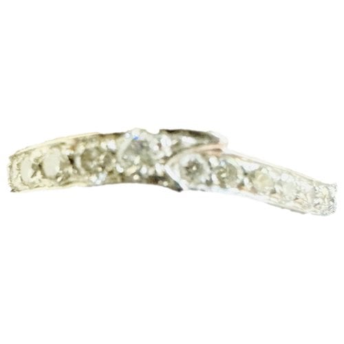 Pre-owned Dior Bois De Rose White Gold Ring In Other