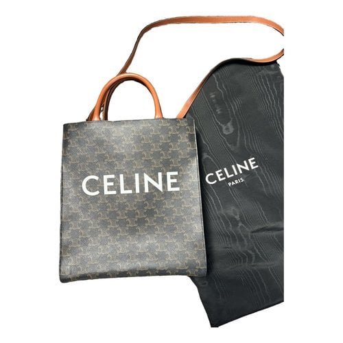 Pre-owned Celine Cabas Vertical Cloth Tote In Other