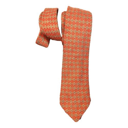Pre-owned Dior Wool Tie In Red