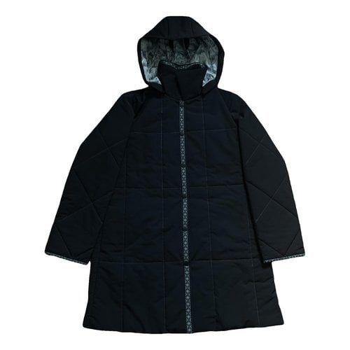 Pre-owned Issey Miyake Coat In Anthracite