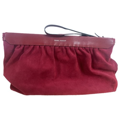 Pre-owned Isabel Marant Clutch Bag In Red