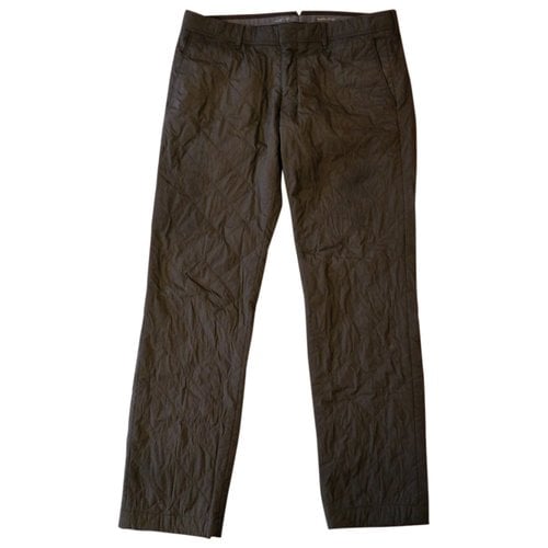 Pre-owned Moncler Trousers In Green