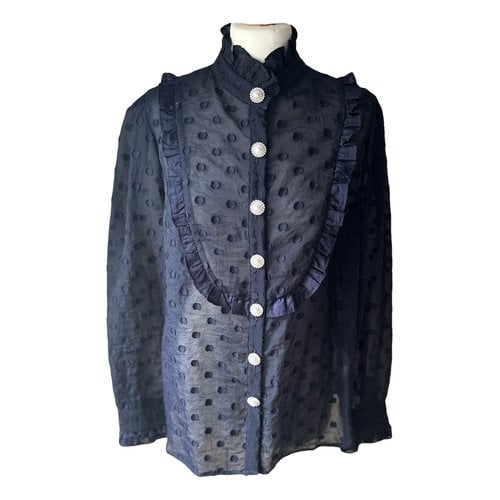 Pre-owned Sister Jane Blouse In Navy