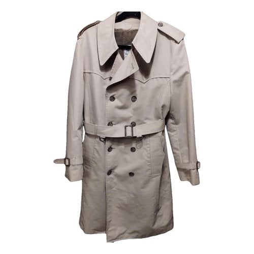 Pre-owned London Fog Trench In Beige