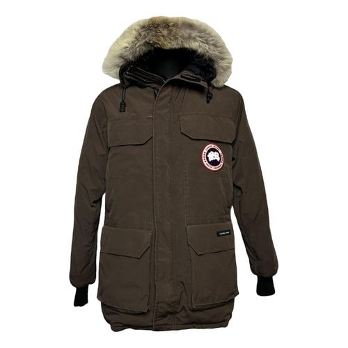 Pre-owned Canada Goose Expedition Jacket In Brown
