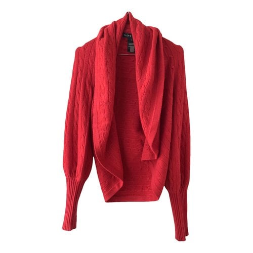 Pre-owned Ralph Lauren Cashmere Cardigan In Red