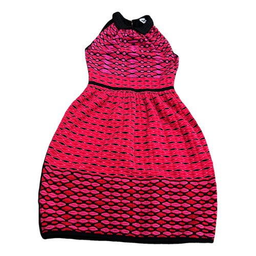 Pre-owned M Missoni Mini Dress In Pink