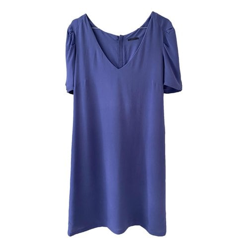 Pre-owned Ikks Silk Mid-length Dress In Other