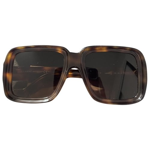 Pre-owned Loewe Oversized Sunglasses In Other