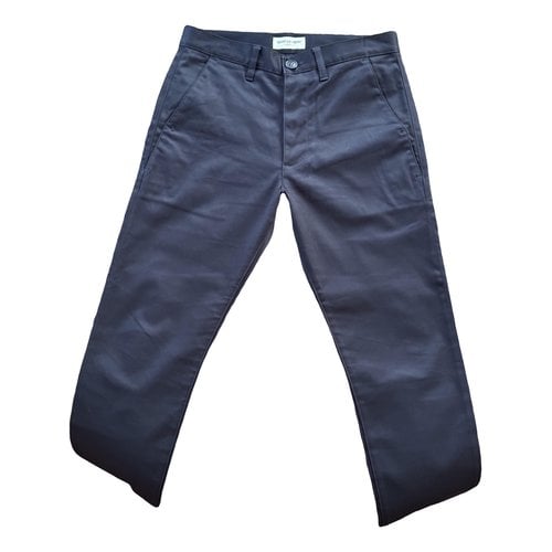 Pre-owned Saint Laurent Trousers In Navy