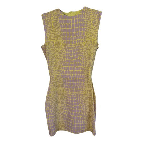 Pre-owned Alex Perry Mini Dress In Yellow