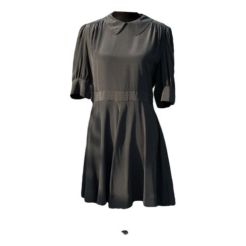 Pre-owned See By Chloé Silk Mini Dress In Black