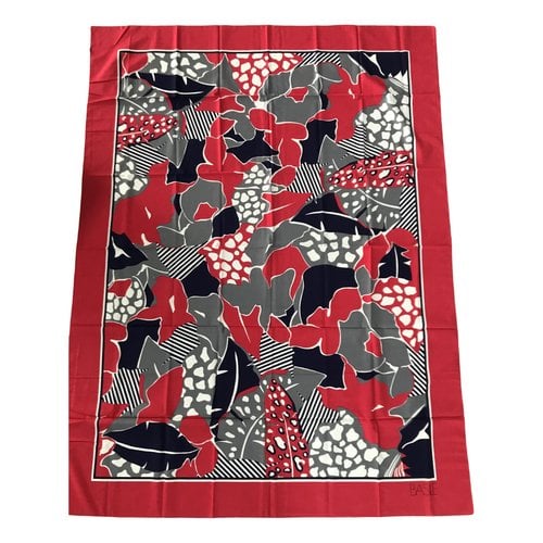 Pre-owned Basile Neckerchief In Red