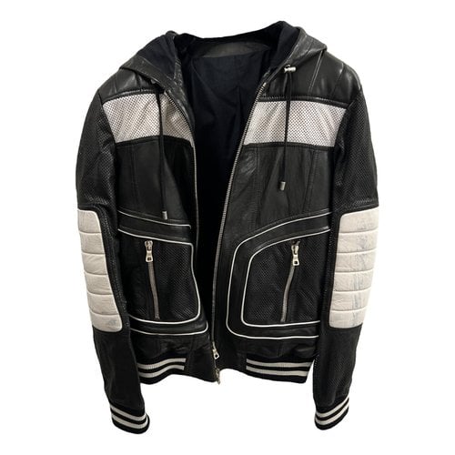 Pre-owned Balmain Leather Jacket In Other