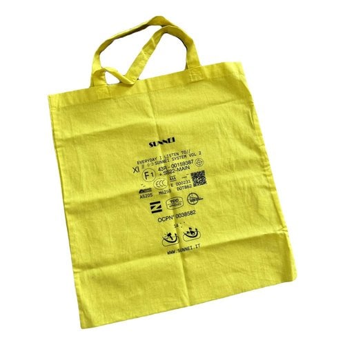 Pre-owned Sunnei Bag In Yellow