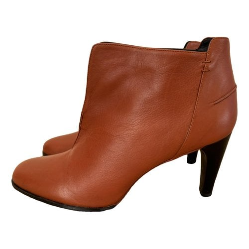 Pre-owned Vanessa Bruno Leather Ankle Boots In Brown