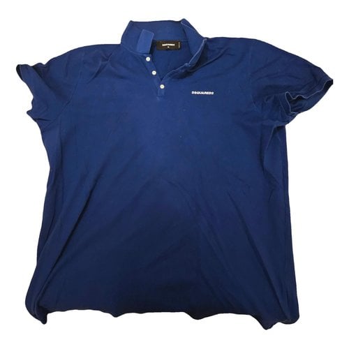 Pre-owned Dsquared2 Polo Shirt In Blue