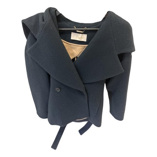 Pre-owned Chloé Wool Coat In Other