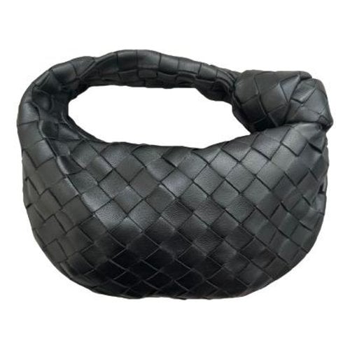 Pre-owned Bottega Veneta Jodie Leather Handbag In Black