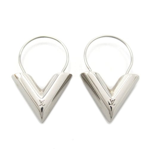 Pre-owned Louis Vuitton Earrings In Silver