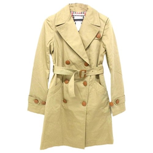 Pre-owned Celine Trench Coat In Brown
