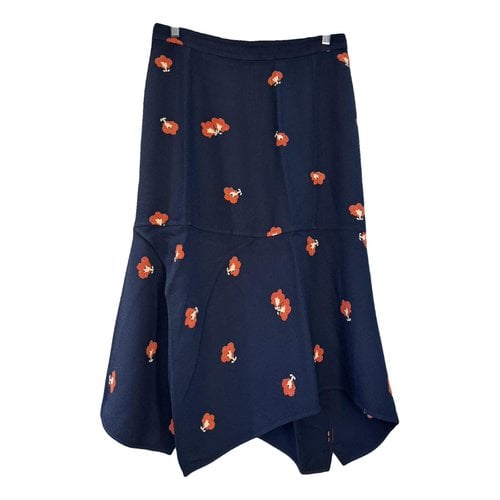 Pre-owned Victoria Beckham Mid-length Skirt In Blue