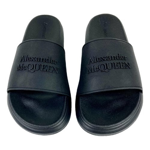 Pre-owned Alexander Mcqueen Hybrid Sandal In Black