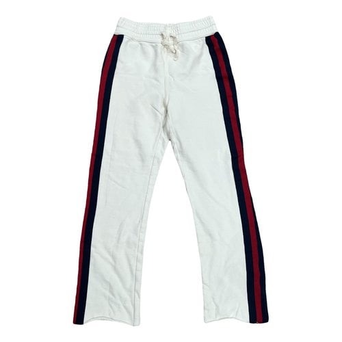 Pre-owned Mother Mslim Pants In White