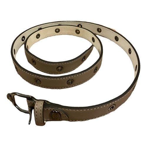 Pre-owned Longchamp Leather Belt In Other