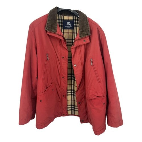 Pre-owned Burberry Parka In Red
