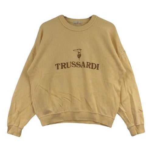 Pre-owned Trussardi Top In Yellow