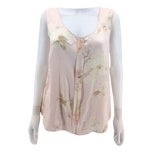 Pre-owned Escada Silk T-shirt In Pink