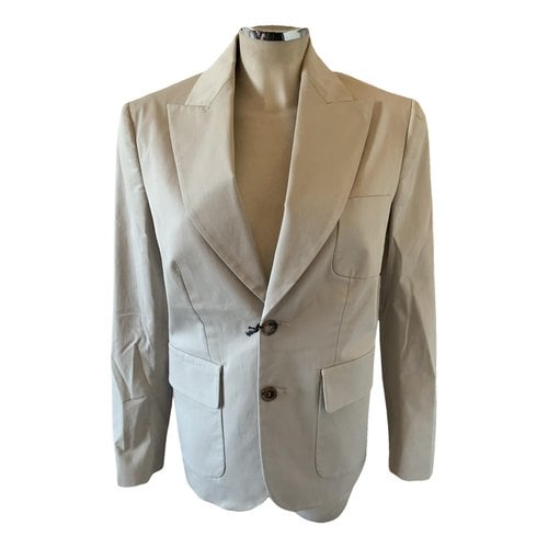 Pre-owned Dsquared2 Blazer In Beige