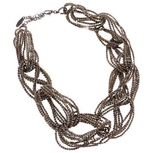 Pre-owned Brunello Cucinelli Necklace In Green
