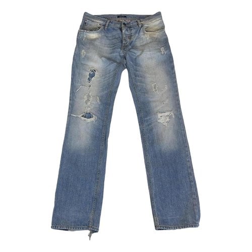 Pre-owned Antony Morato Straight Jeans In Blue