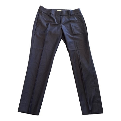 Pre-owned Brunello Cucinelli Straight Pants In Blue