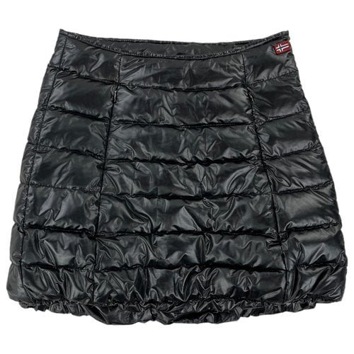 Pre-owned Napapijri Mini Skirt In Black