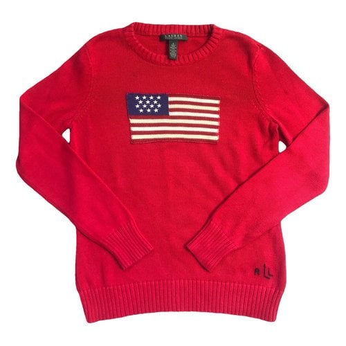 Pre-owned Lauren Ralph Lauren Sweatshirt In Red