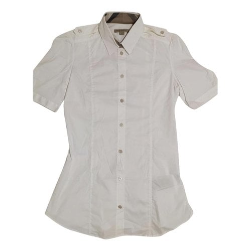 Pre-owned Burberry Blouse In White