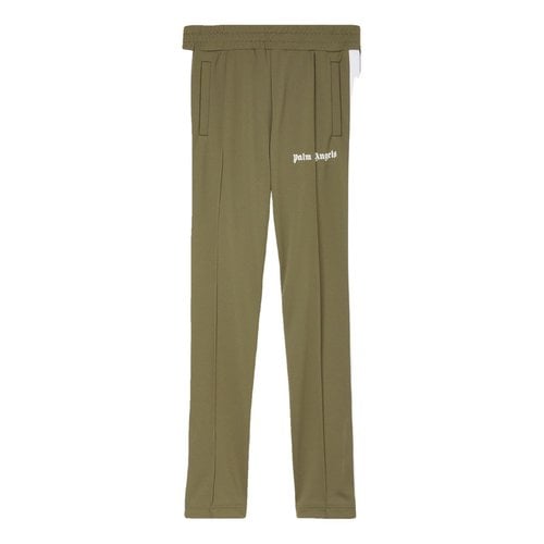 Pre-owned Palm Angels Trousers In Khaki