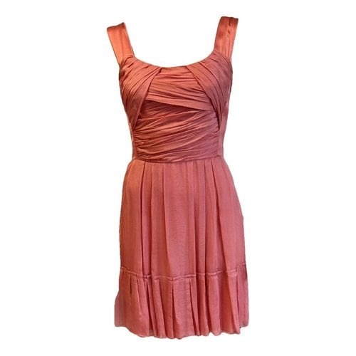 Pre-owned Philosophy Di Alberta Ferretti Silk Mid-length Dress In Pink