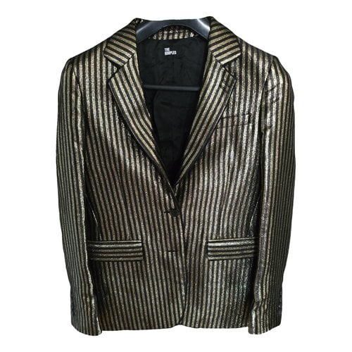 Pre-owned The Kooples Blazer In Gold