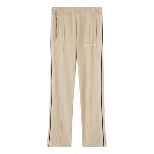 Pre-owned Palm Angels Trousers In Beige