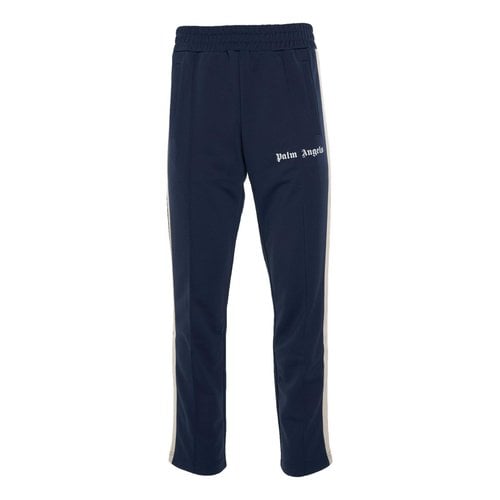 Pre-owned Palm Angels Trousers In Navy