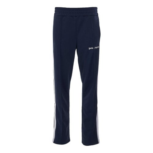 Pre-owned Palm Angels Trousers In Navy