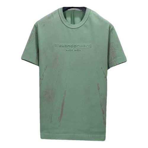Pre-owned Alexander Wang T-shirt In Green