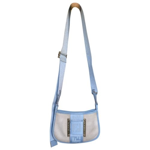 Pre-owned Fendi Crossbody Bag In Blue