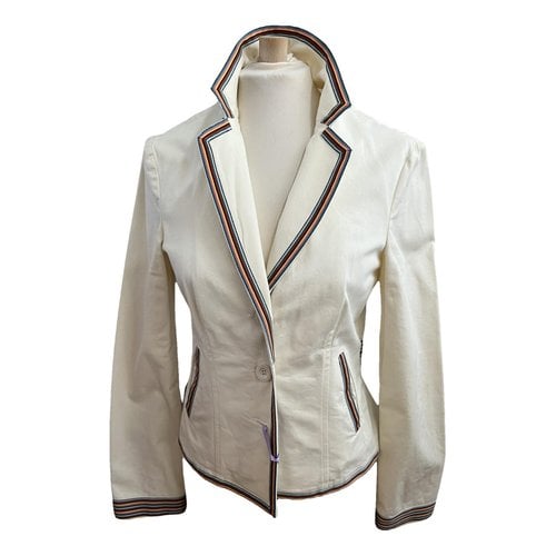 Pre-owned Moschino Cheap And Chic Blazer In White
